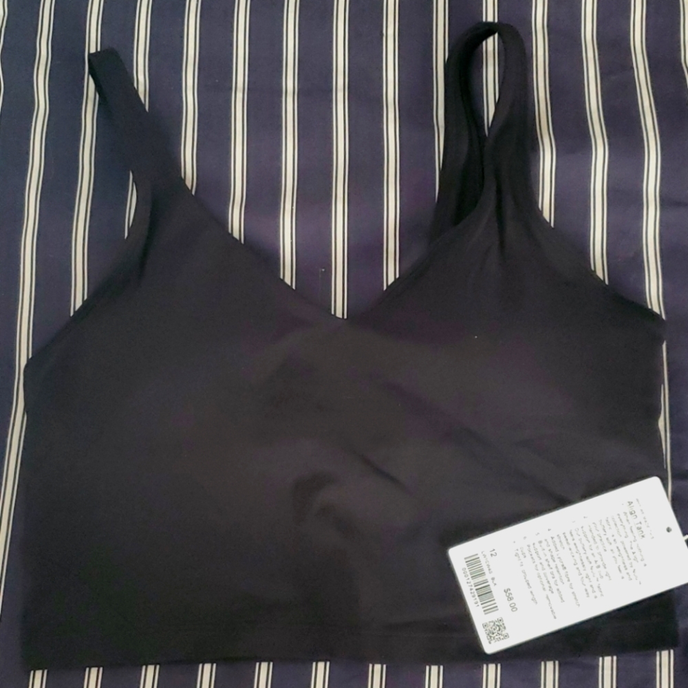 Black Align Tank lululemon size 12